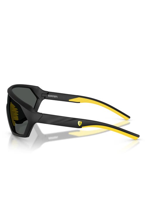 Scuderia Ferrari 36mm Pillow Sunglasses In Matte Black