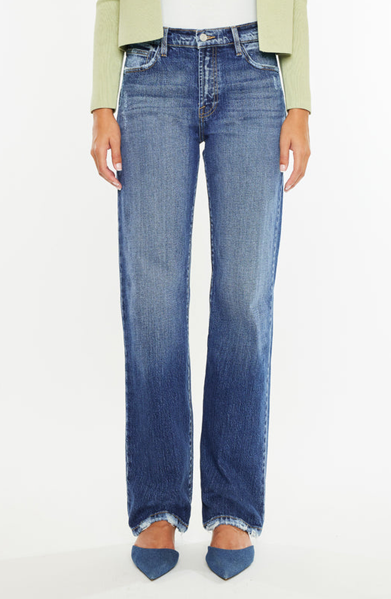 KanCan Rowan Premier Mid Rise Baggy Jeans, Main, color, 