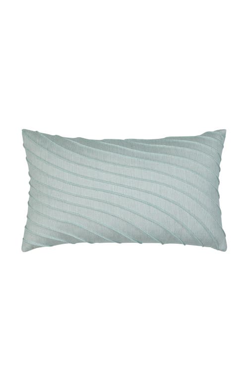 Elaine Smith Tidal Glacier Hand Pleated Indoor & Outdoor Woven Accent Pillow