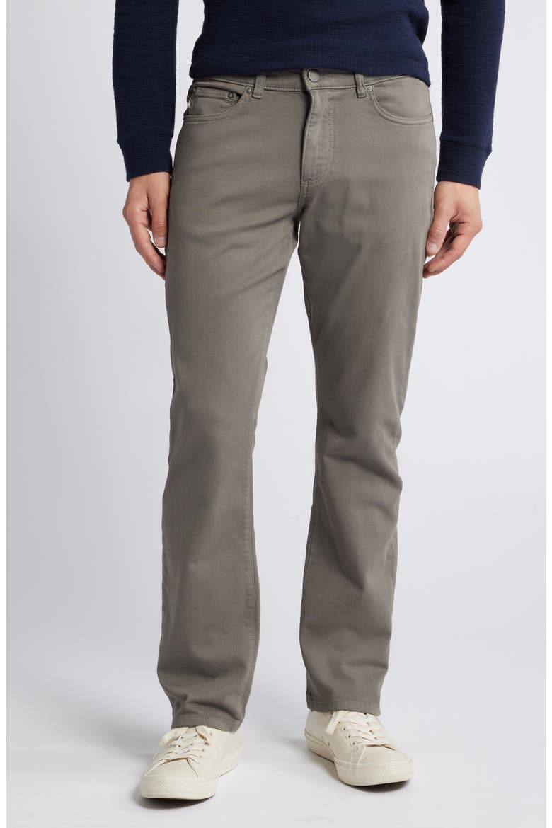 Russell Slim Straight Leg Knit Pants, Main, color, STONE GREY ULTIMATE KNIT