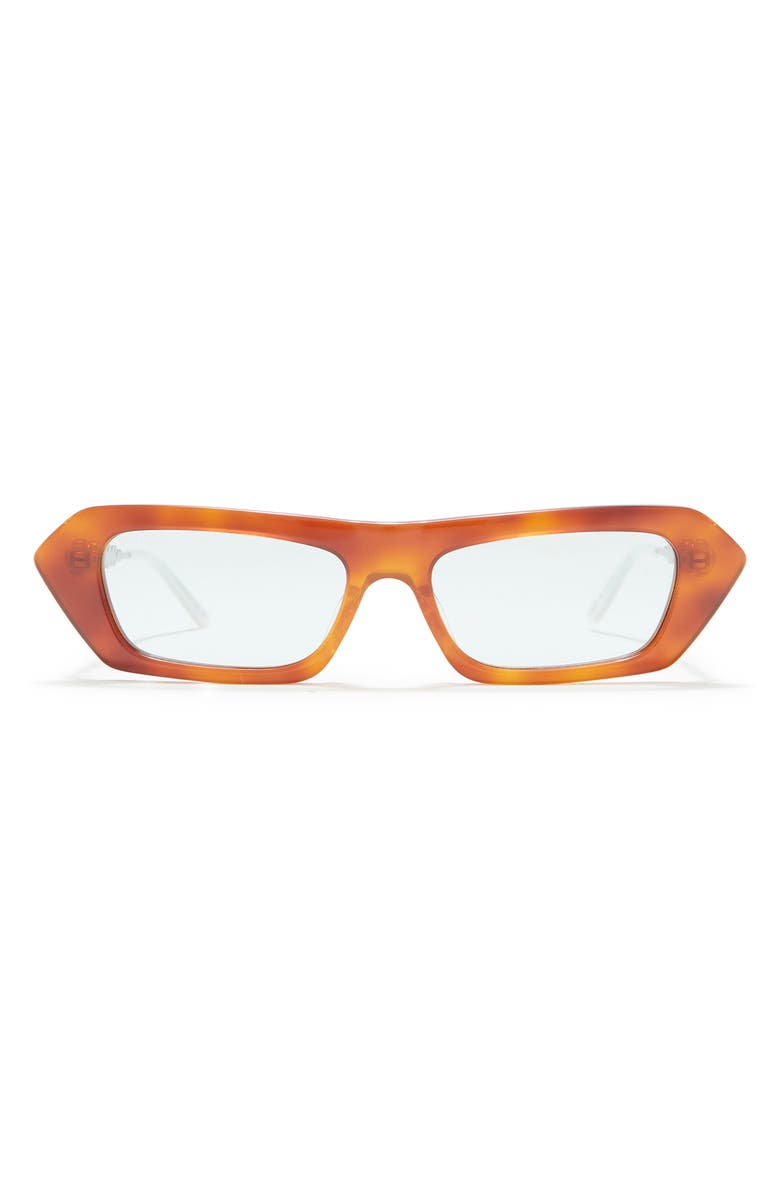 Gucci 56mm Rectangle Sunglasses, Main, color,