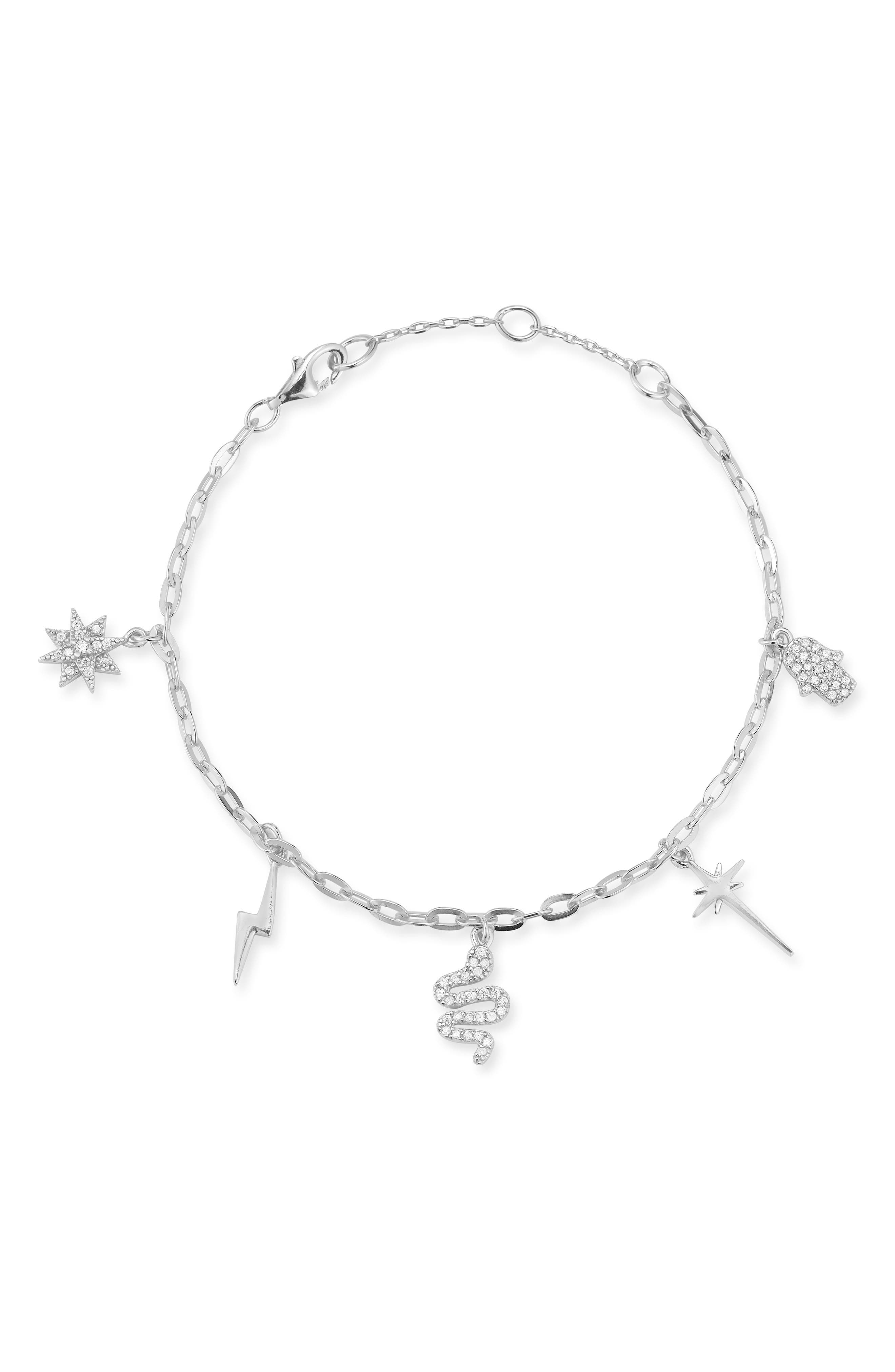 CZ Charm Bracelet