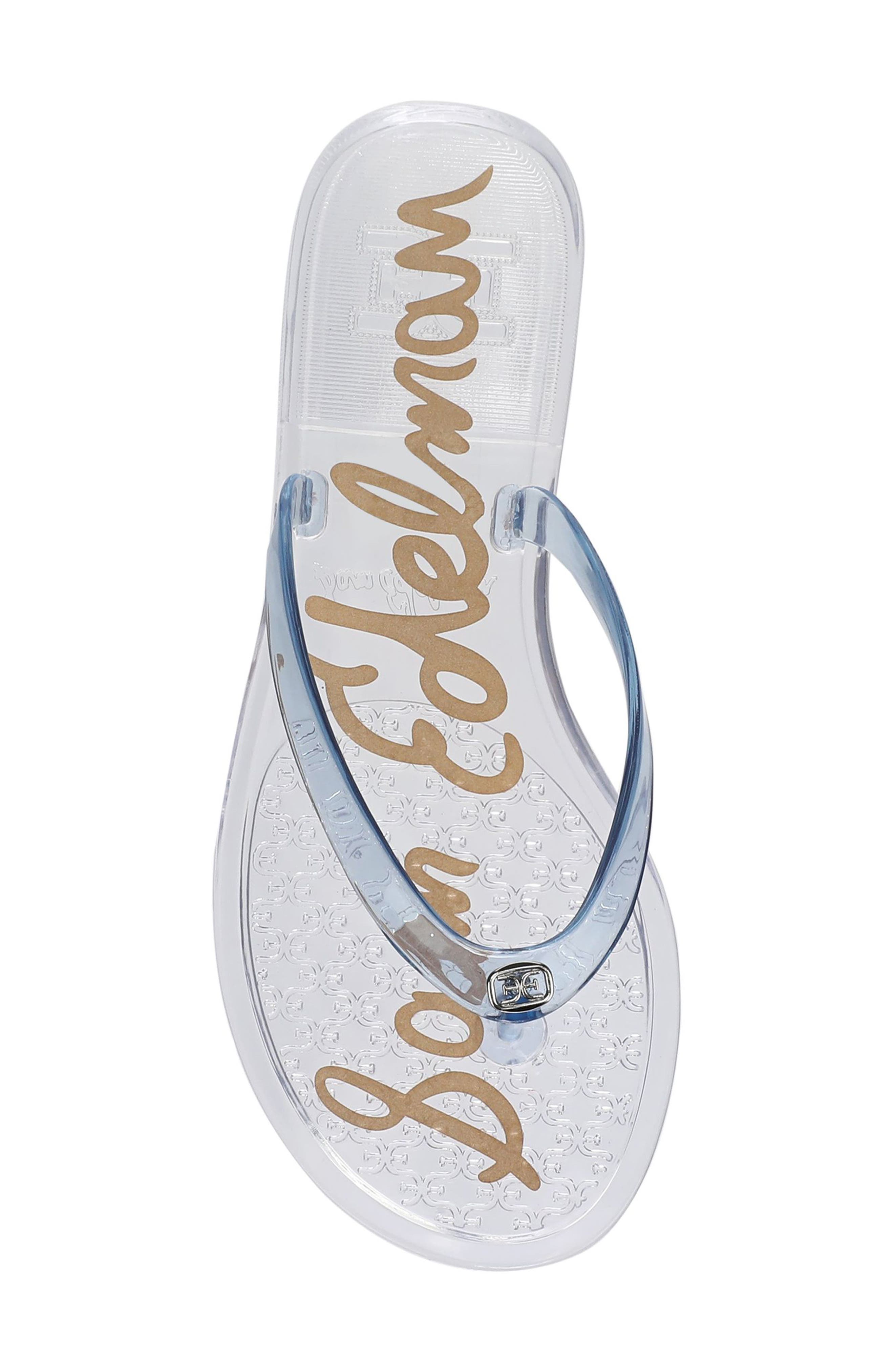 Dean Flip Flop, Alternate, color, CLEAR BLUE