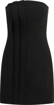 Favorite Daughter Missed Your Chance Pleated Strapless Minidress