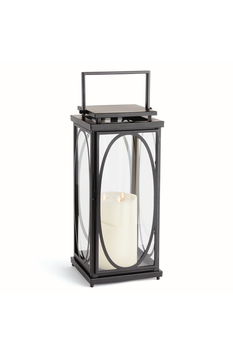 Napa Home & Garden Jace Lantern Candle Holder Large, Main, color, Black