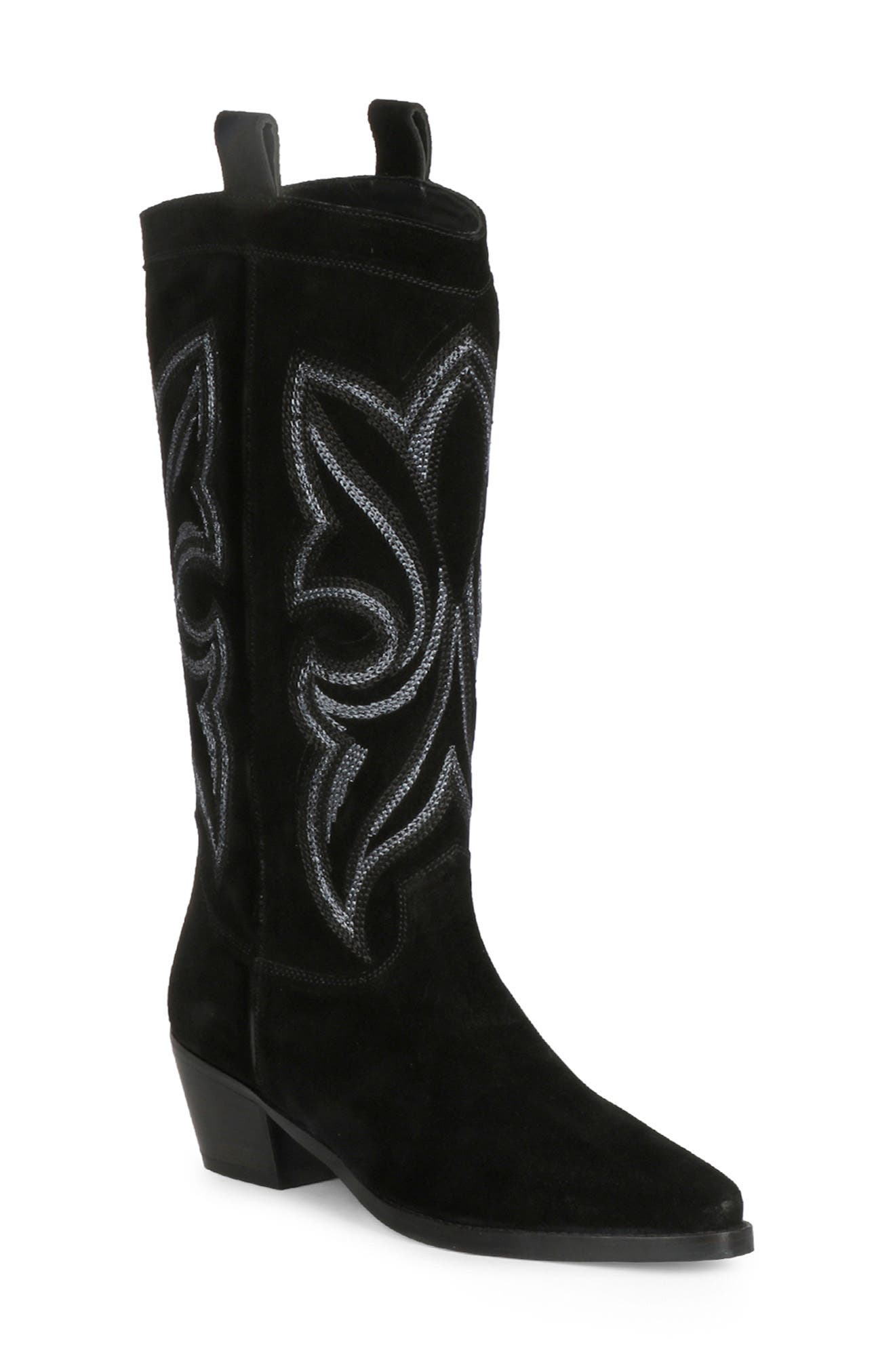 SAINT G Martina Pointed Toe Western Boot, Main, color, 