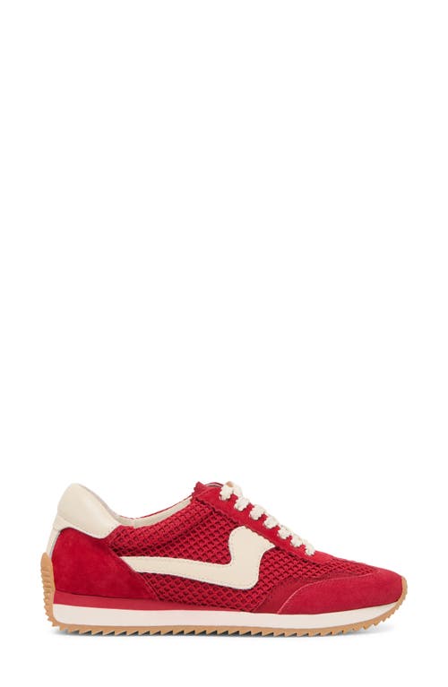 Dolce Vita B.ntcd Mesh Sneaker In Crimson Mesh