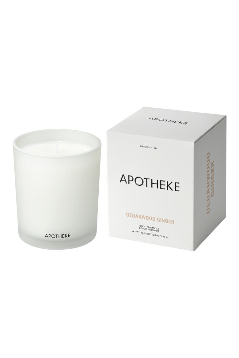 Cedarwood Ginger Classic Scented Candle, Main, color, NO COLOR