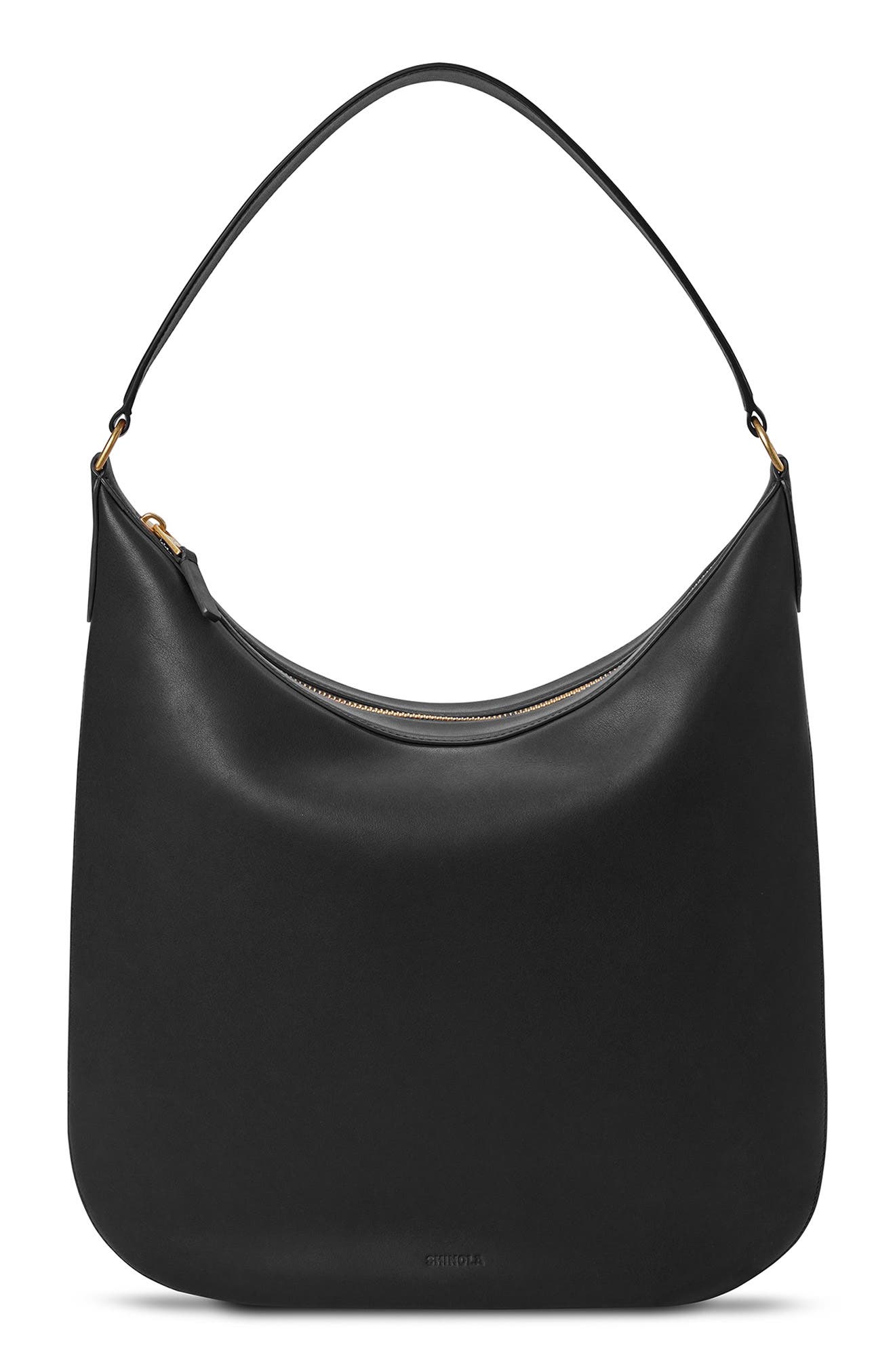 Shinola Bixby Shoulder Bag, Main, color, Black