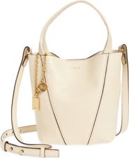 Chloé Small Spin Leather Crossbody Tote