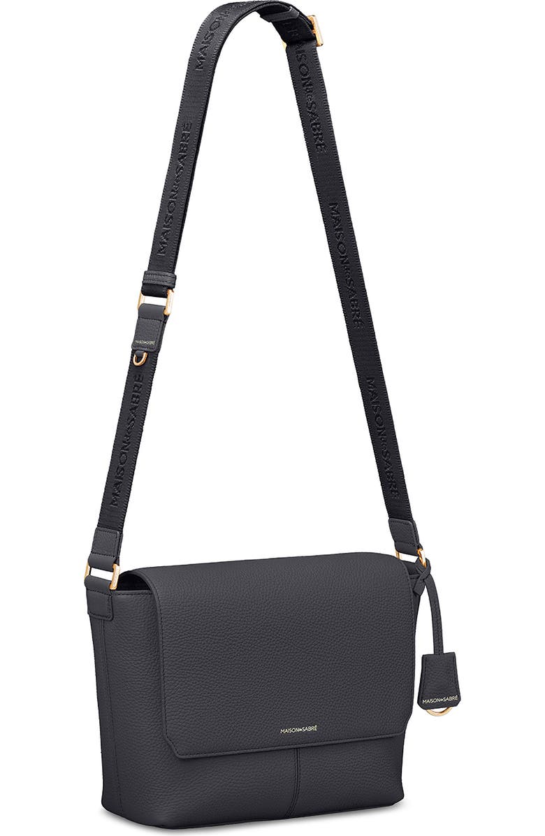 MAISON de SABRÉ The Medium Flaire Messenger Bag, Alternate, color, Graphite Grey