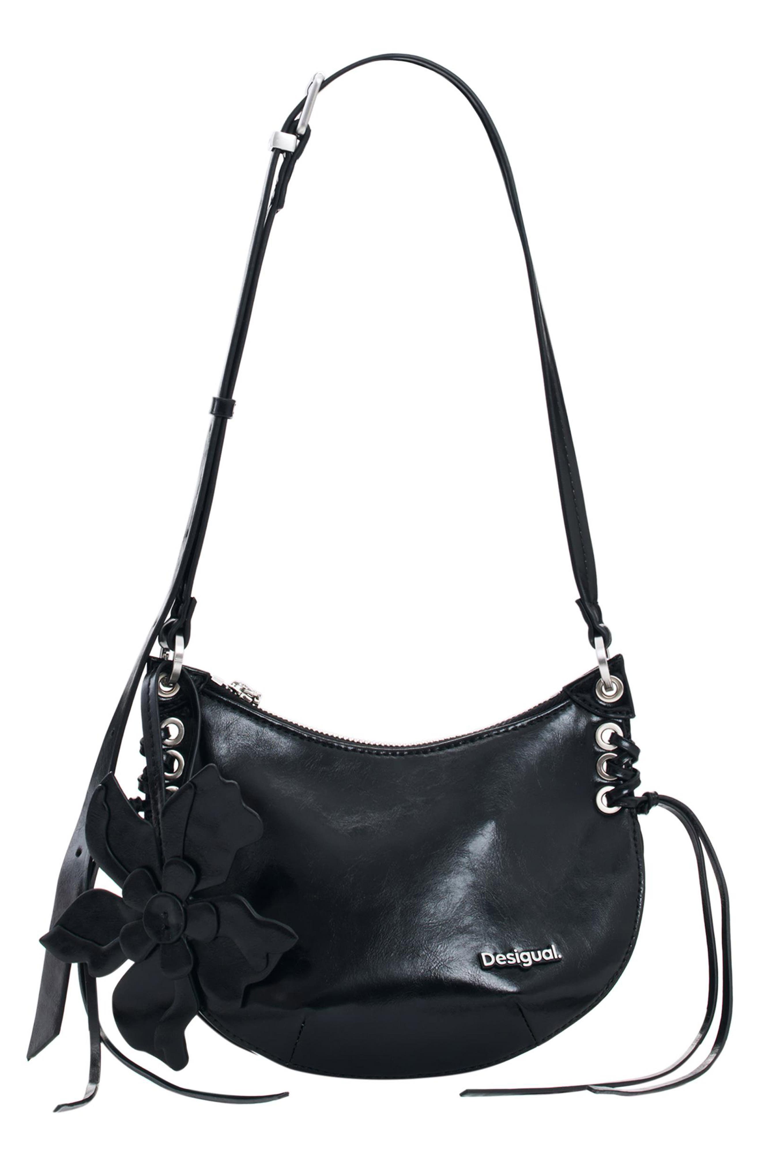 Desigual Faux Leather Shoulder Bag, Main, color, 