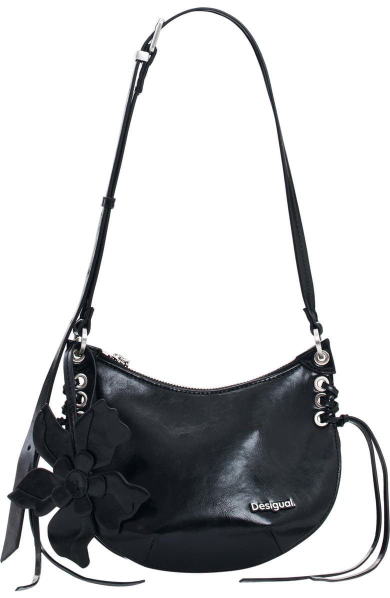 Desigual Faux Leather Shoulder Bag, Main, color,