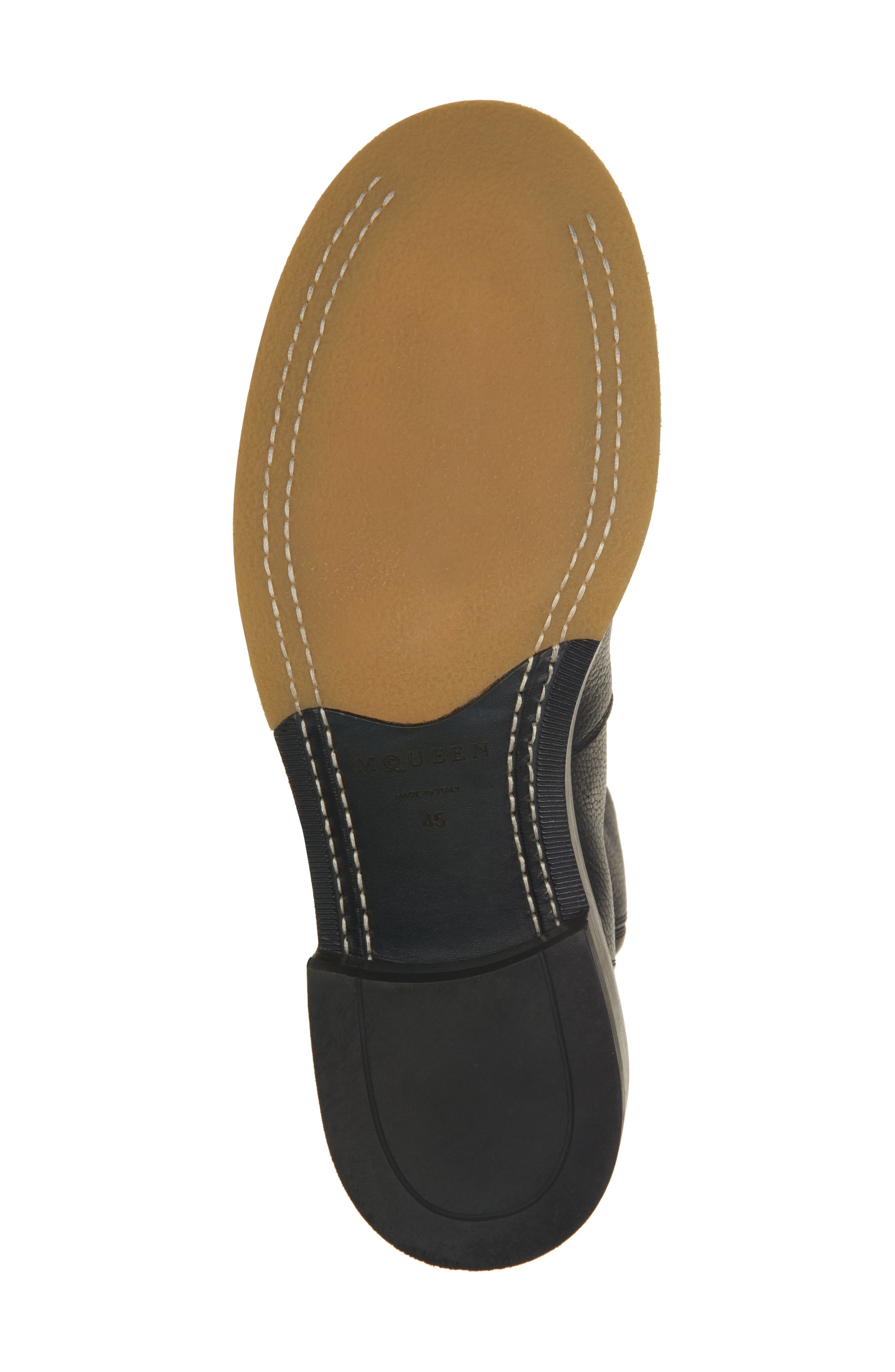 McQueen The Maker Boot, Alternate, color, Black/ Silver