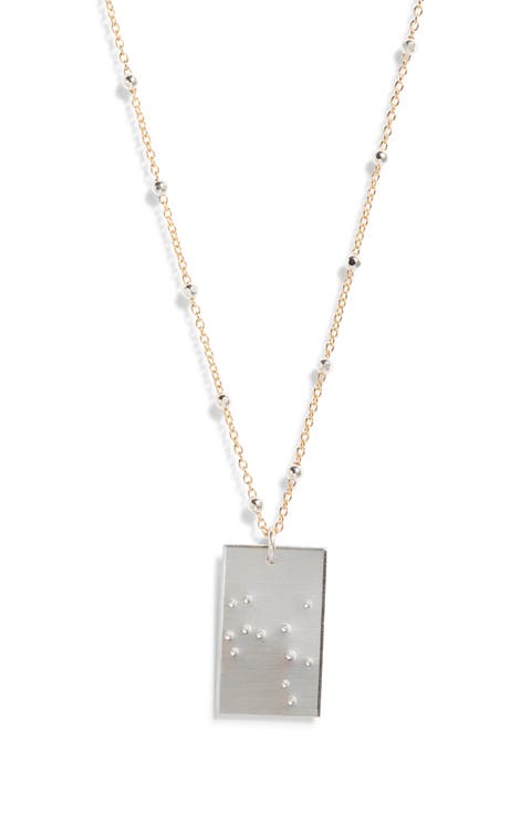 Zodiac Constellation Pendant Necklace
