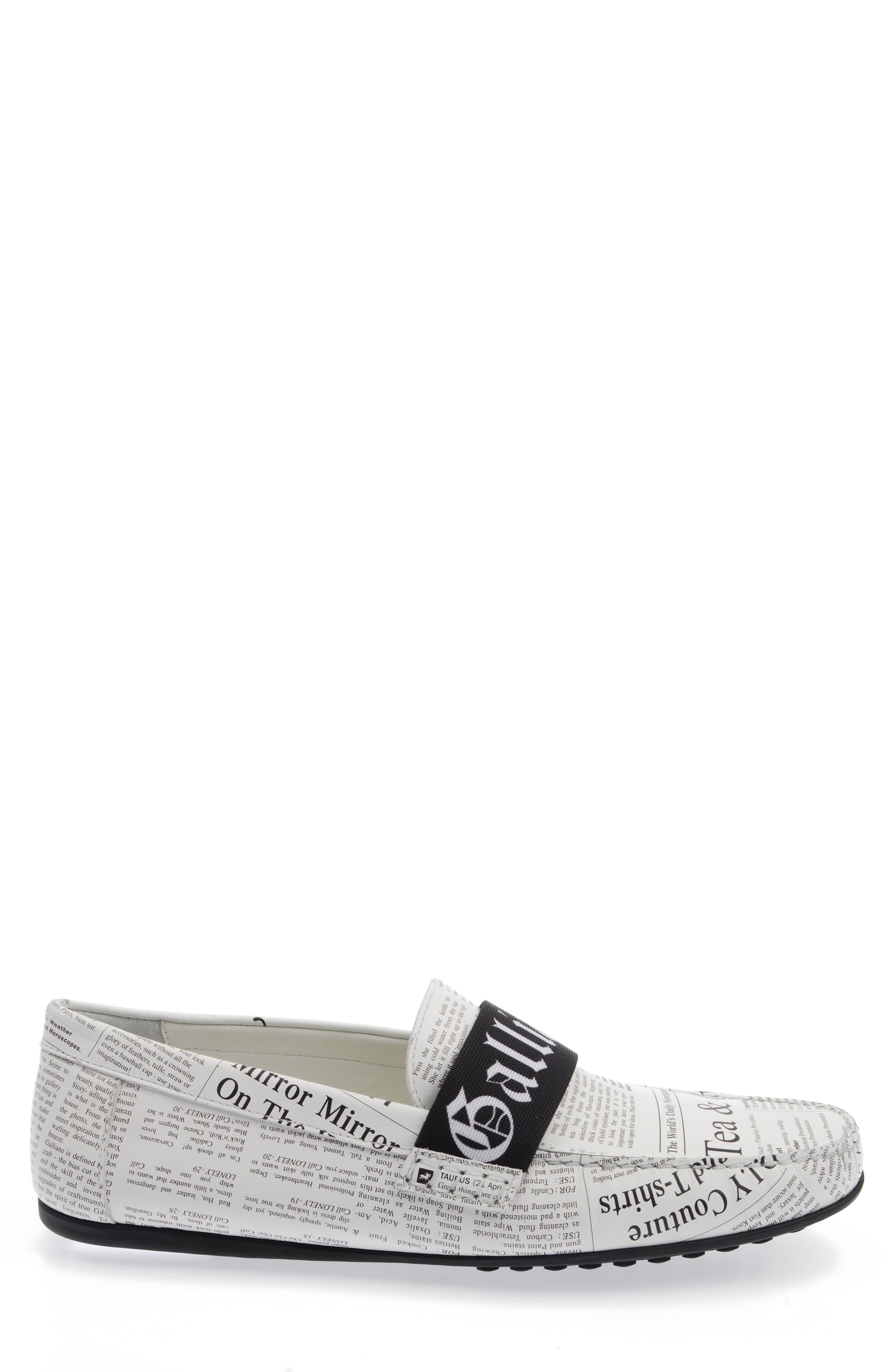 John Galliano Paris Gazette Driver, Alternate, color, 