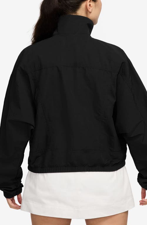 Nike Everything Woven Repel Uv Protection Jacket In Black/white