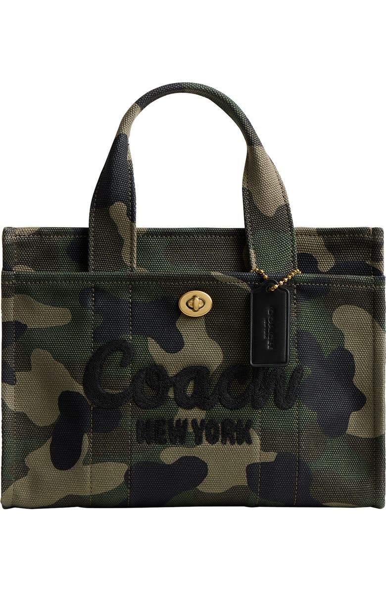 COACH Camo Printed 26 Canvas Cargo Tote, Main, color,