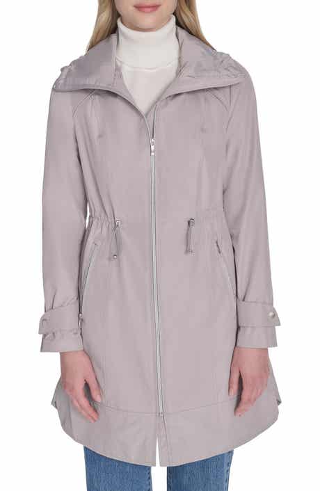 Cole Haan Signature Travel Packable Hooded Rain Jacket