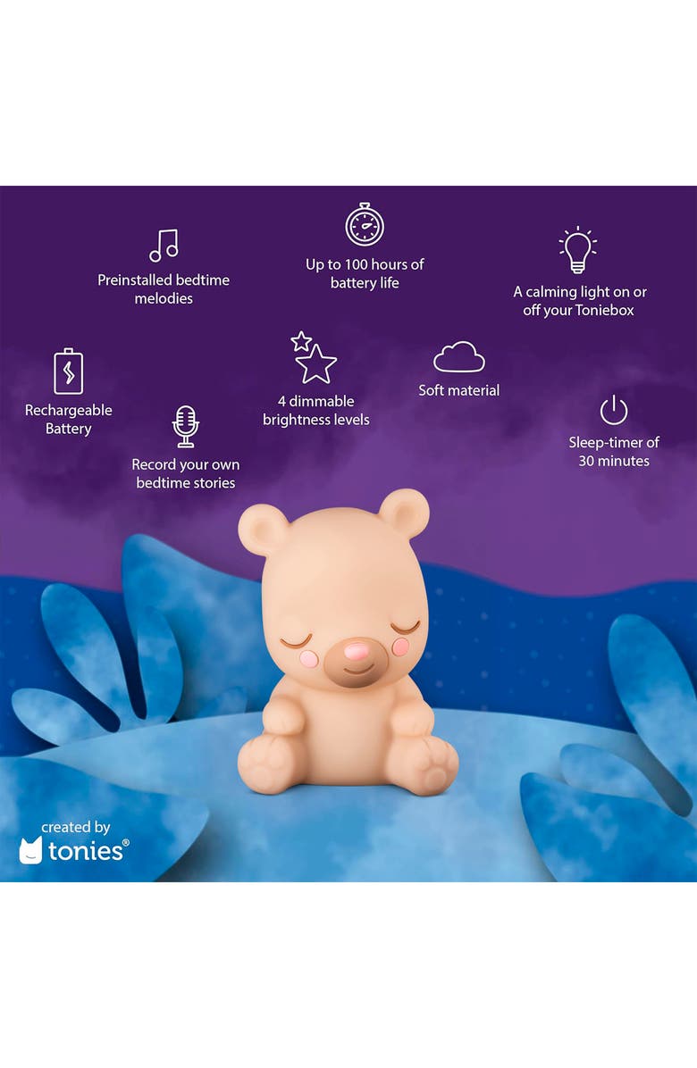 tonies Sleepy Friends Sleepy Bear Night Light Tonie, Alternate, color, Beige Multi