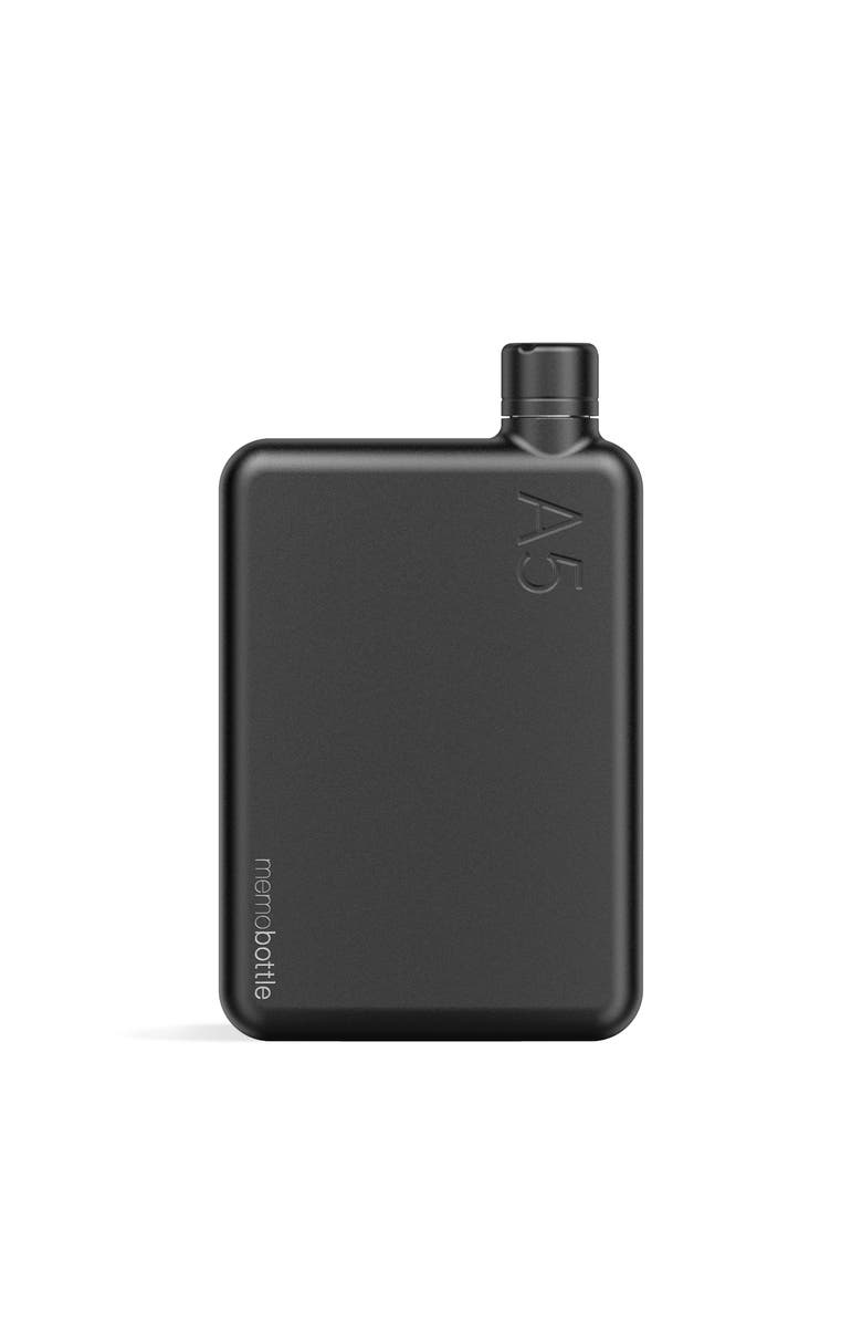 Memobottle A5 Memobottle - Stainless Steel, Main, color, Black