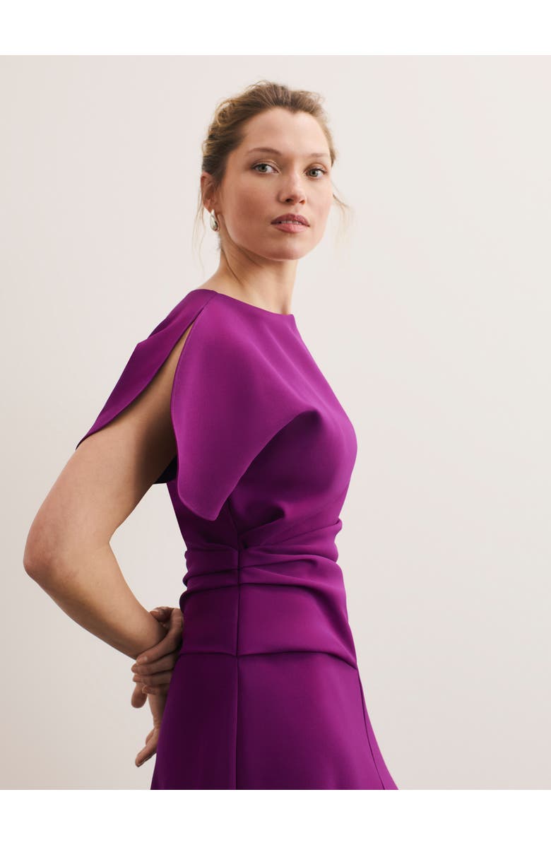 The Fold Salerno Midi Dress, Alternate, color, Purple