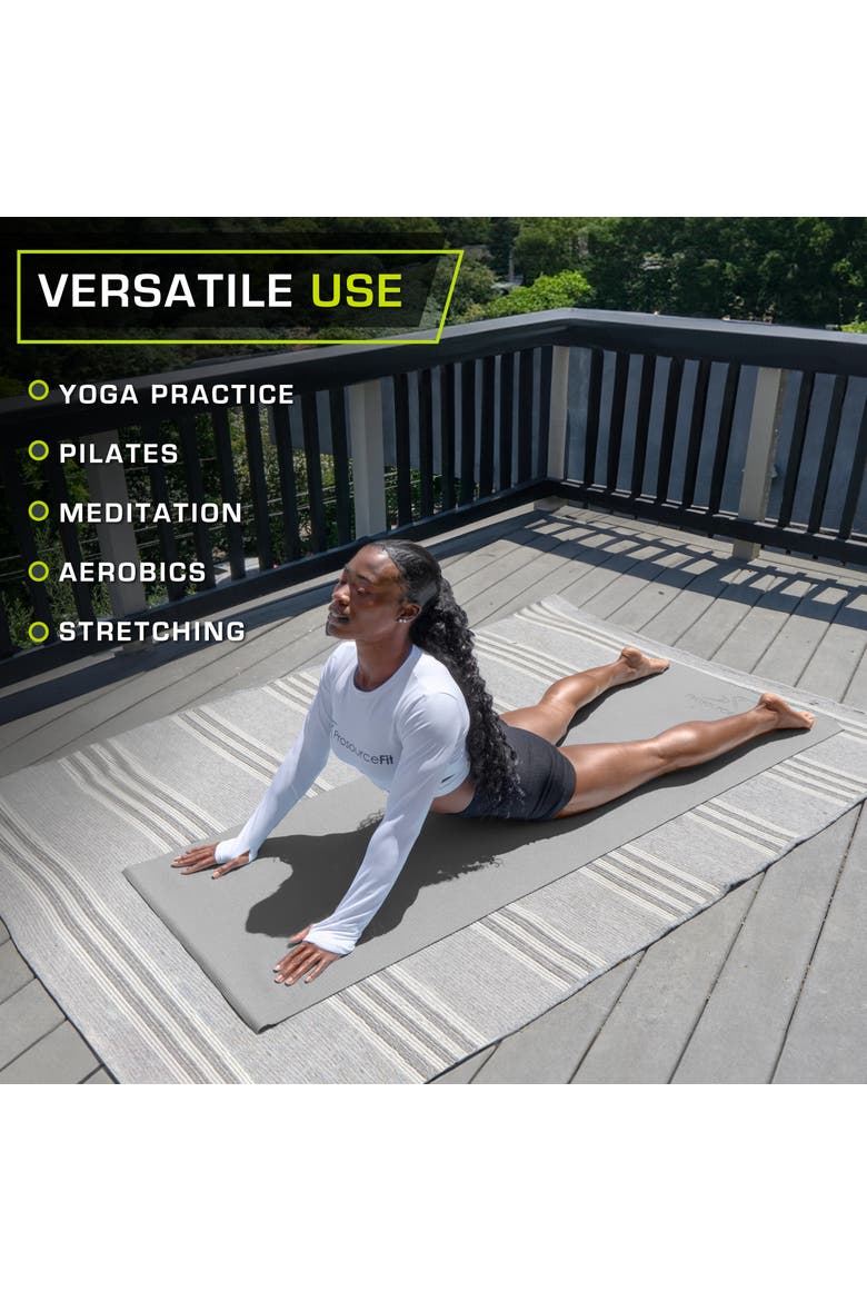 Classic Yoga Mat 1/8-in, Alternate, color, Gray