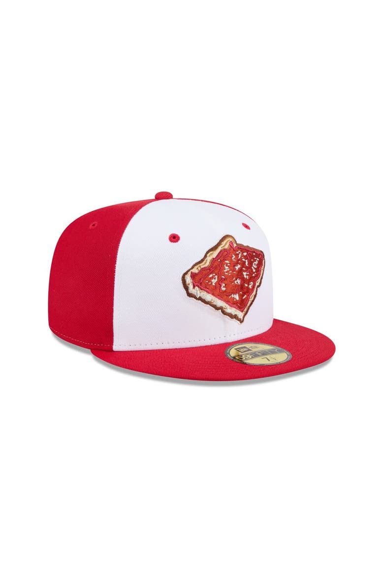 Men's New Era  Red Lehigh Valley IronPigs Theme Nights 59FIFTY Fitted Hat, Alternate, color, Red