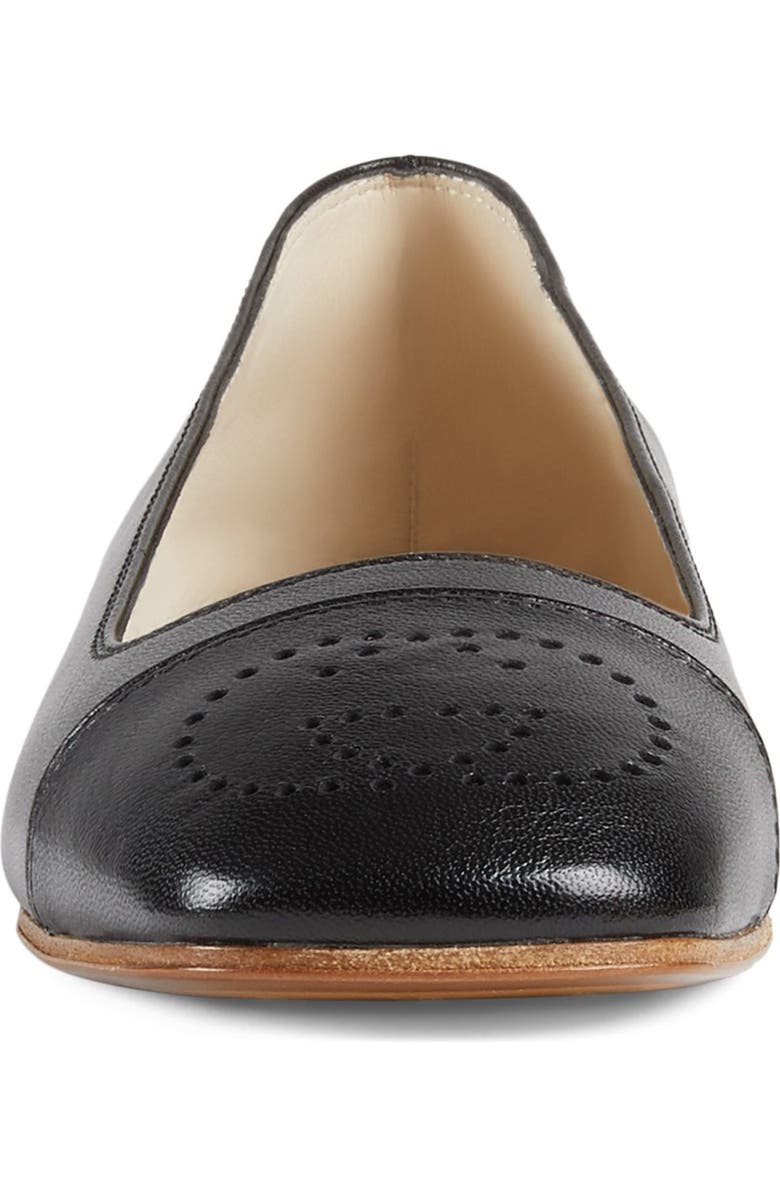 Gucci Hills Logo Ballet Flat, Alternate, color,