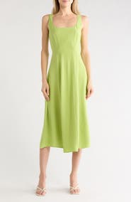 Current/Elliott Sleeveless A-Line Midi Dress