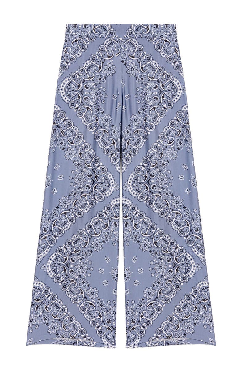 maje Flowing patterned bandana print pants, Alternate, color,