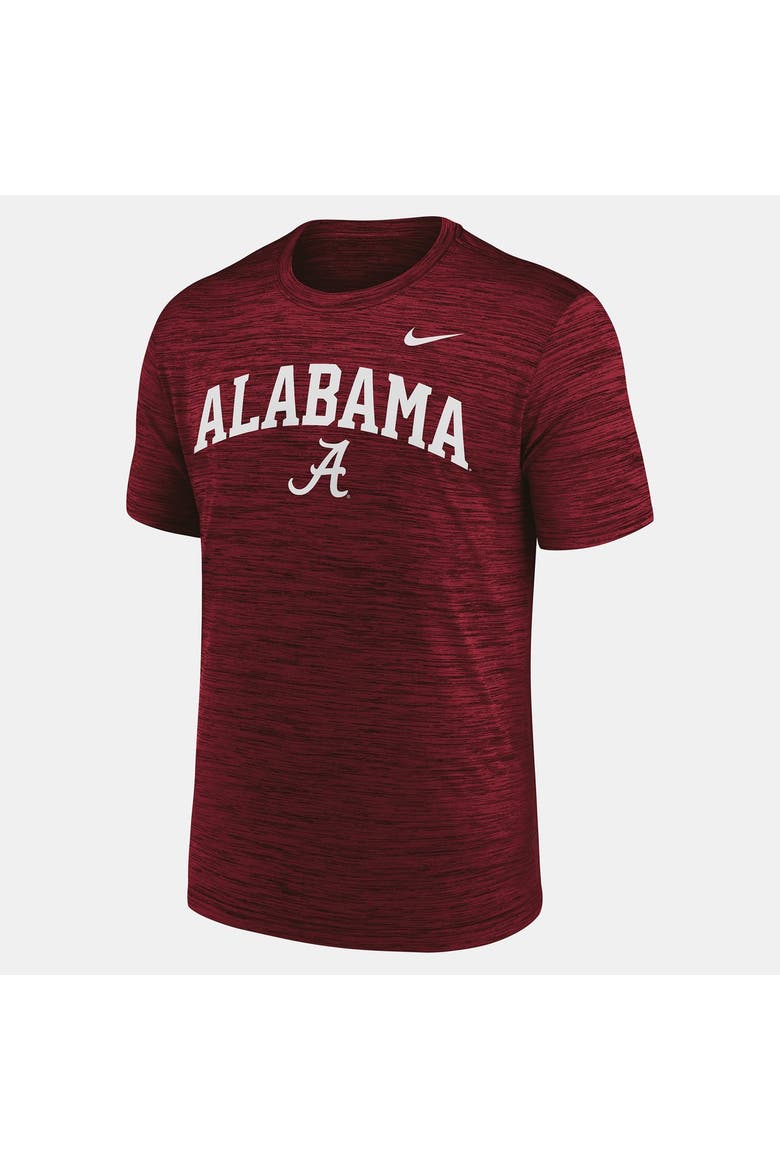 Men's Nike  Crimson Alabama Crimson Tide Primetime Arch Logo Velocity Dri-FIT T-Shirt, Alternate, color, Crimson