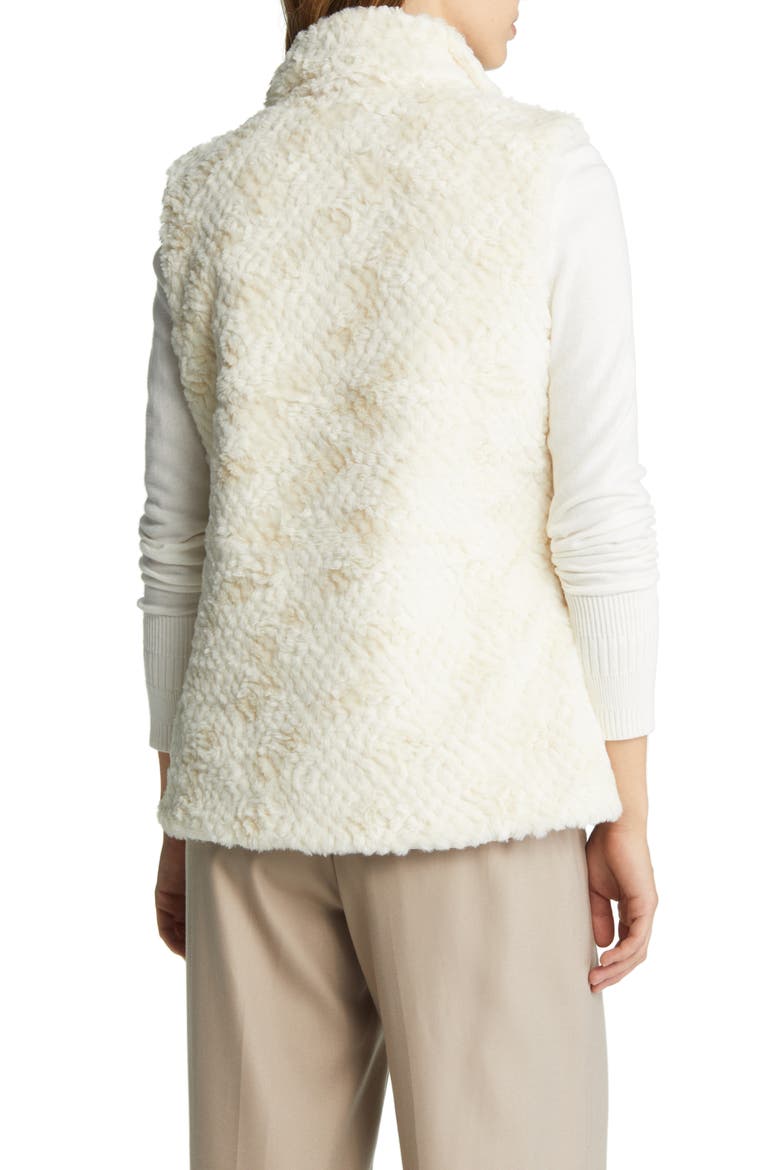 Reversible Water Resistant Vest with Removable Hood, Alternate, color, CREAM