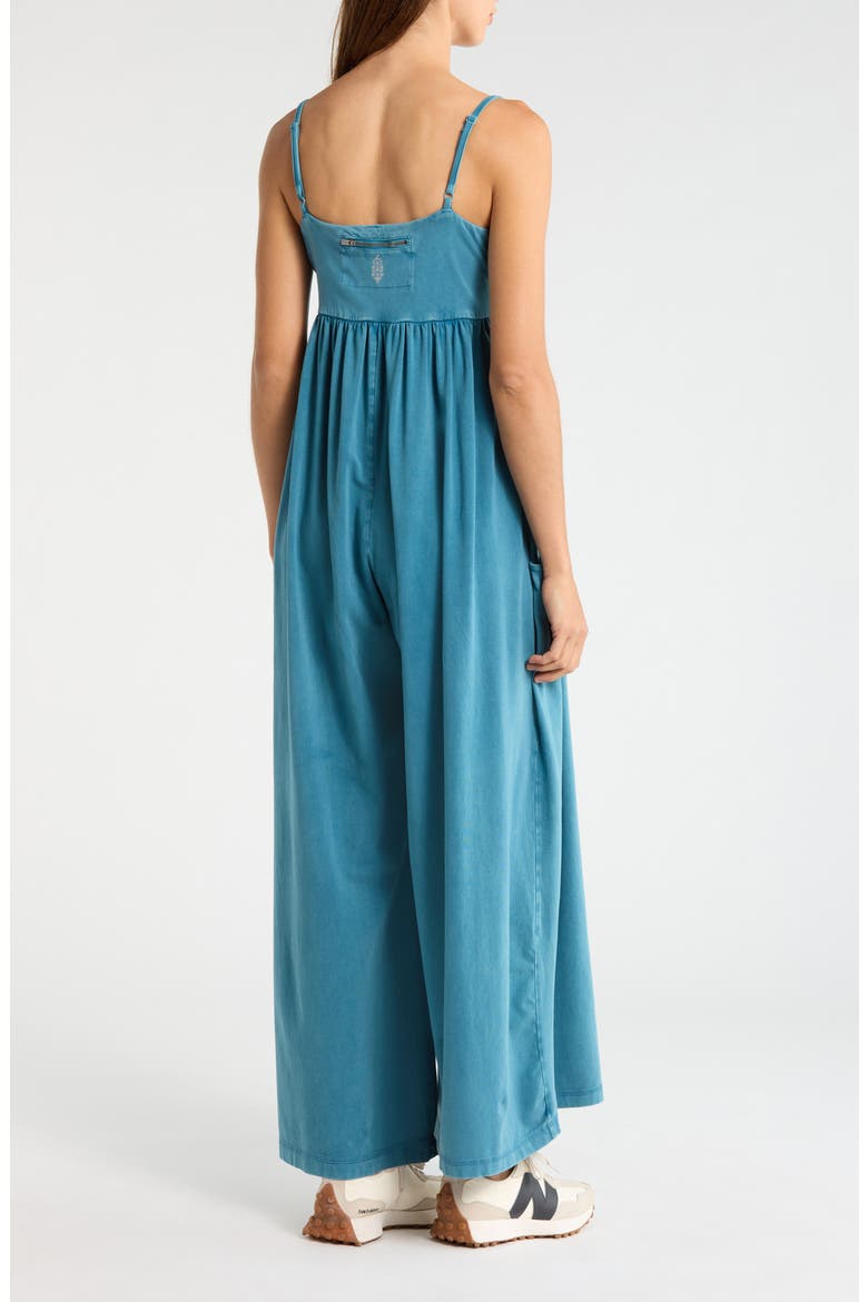 FP Movement Hot Shot Strappy Stretch Cotton Jumpsuit, Alternate, color, RIPIDE