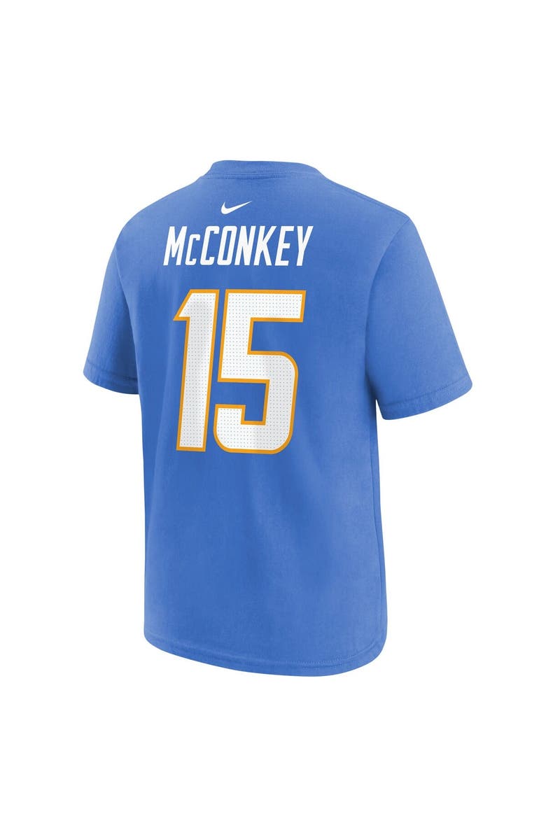 Nike Youth Nike Ladd McConkey Powder Blue Los Angeles Chargers Player Name & Number T-Shirt, Alternate, color,