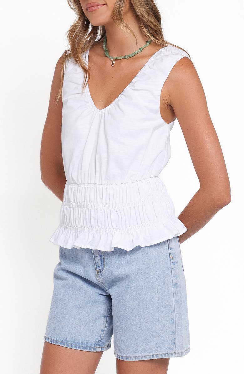 Petal & Pup Lucilla Shirred Top, Alternate, color, 