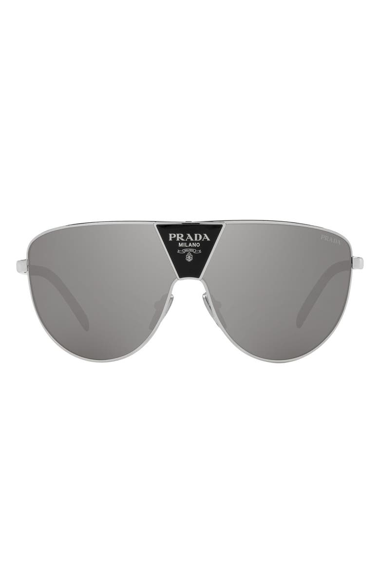 Prada 37mm Rectangular Sunglasses, Main, color,
