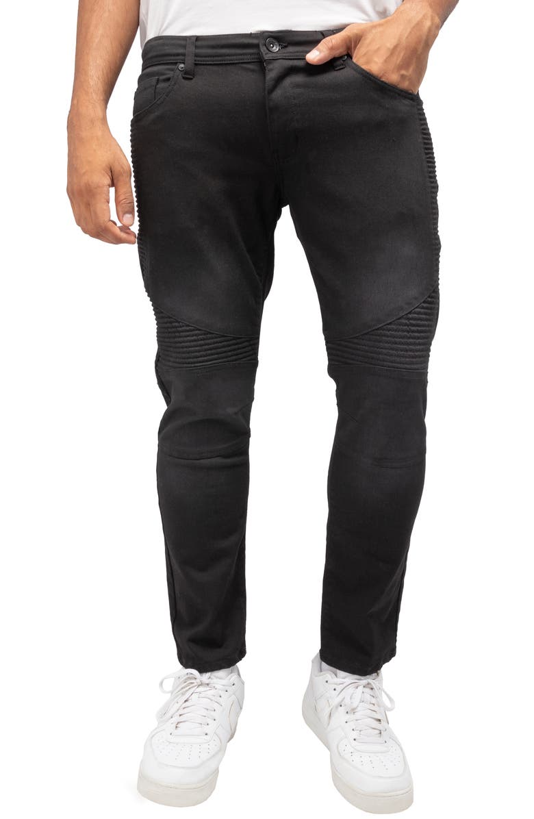 XRAY Stretch Cargo Moto Slim Jeans, Main, color, 