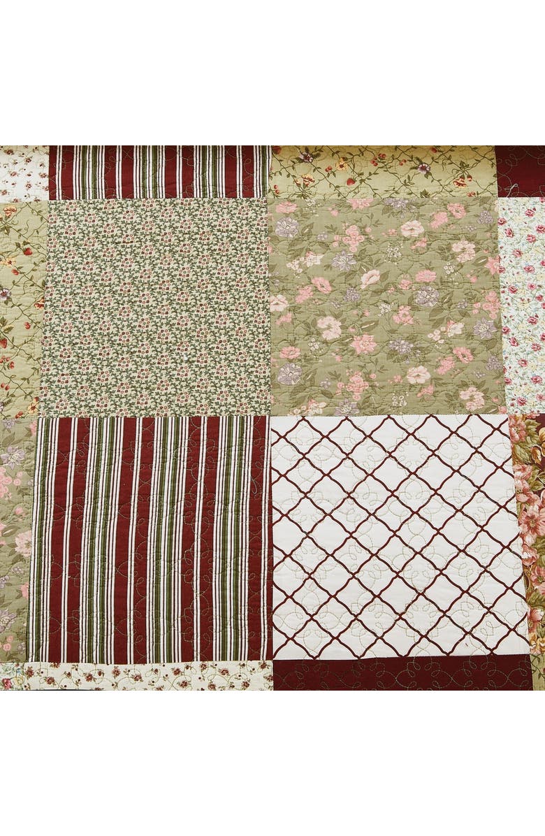 C&F Home Arlo Cotton Quilt Set  - Reversible and Machine Washable, Alternate, color, Green