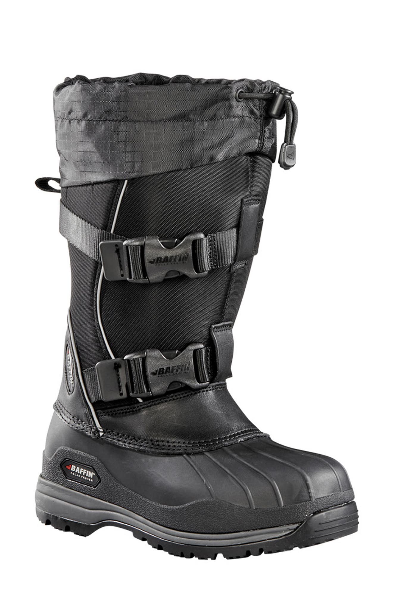 Impact Waterproof Snow Boot, Main, color, BLACK