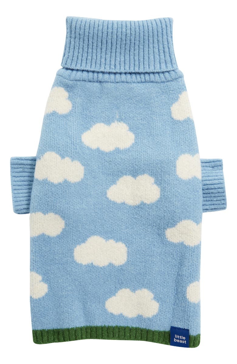 Little Beast Silver Linings Pet Sweater, Main, color, 