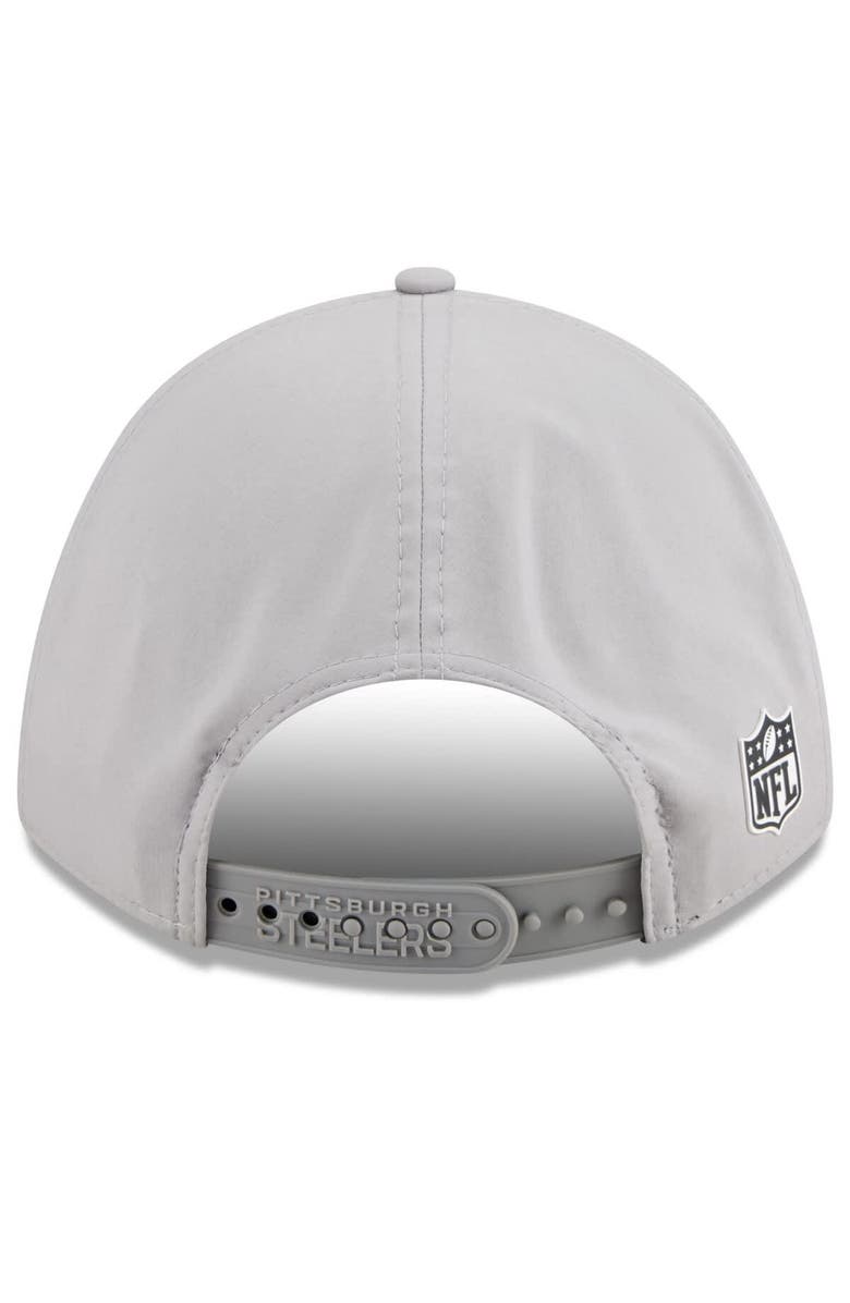 New Era Men's New Era Gray Pittsburgh Steelers 2025 Sideline  M-Crown 9FORTY Adjustable Hat, Alternate, color, Gray