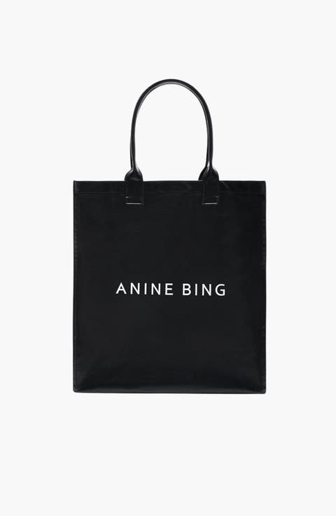 Leonie Coated Canvas Tote