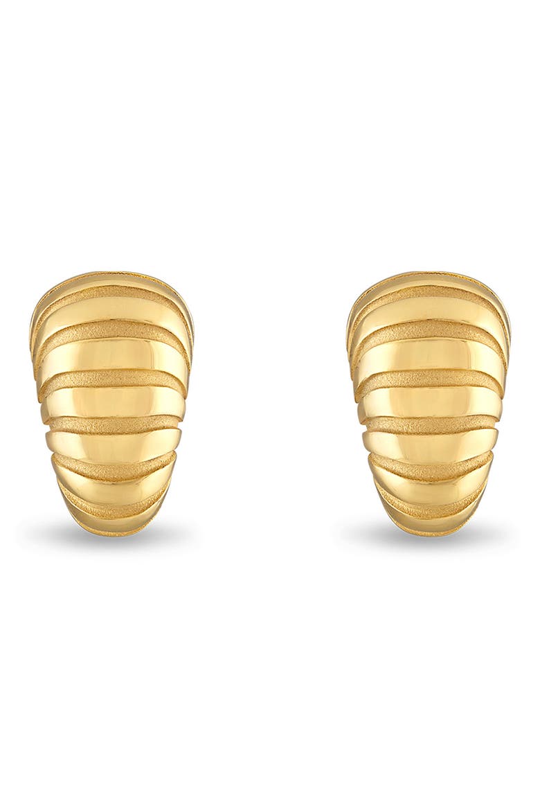 Noa Taper Earrings, Alternate, color, GOLD