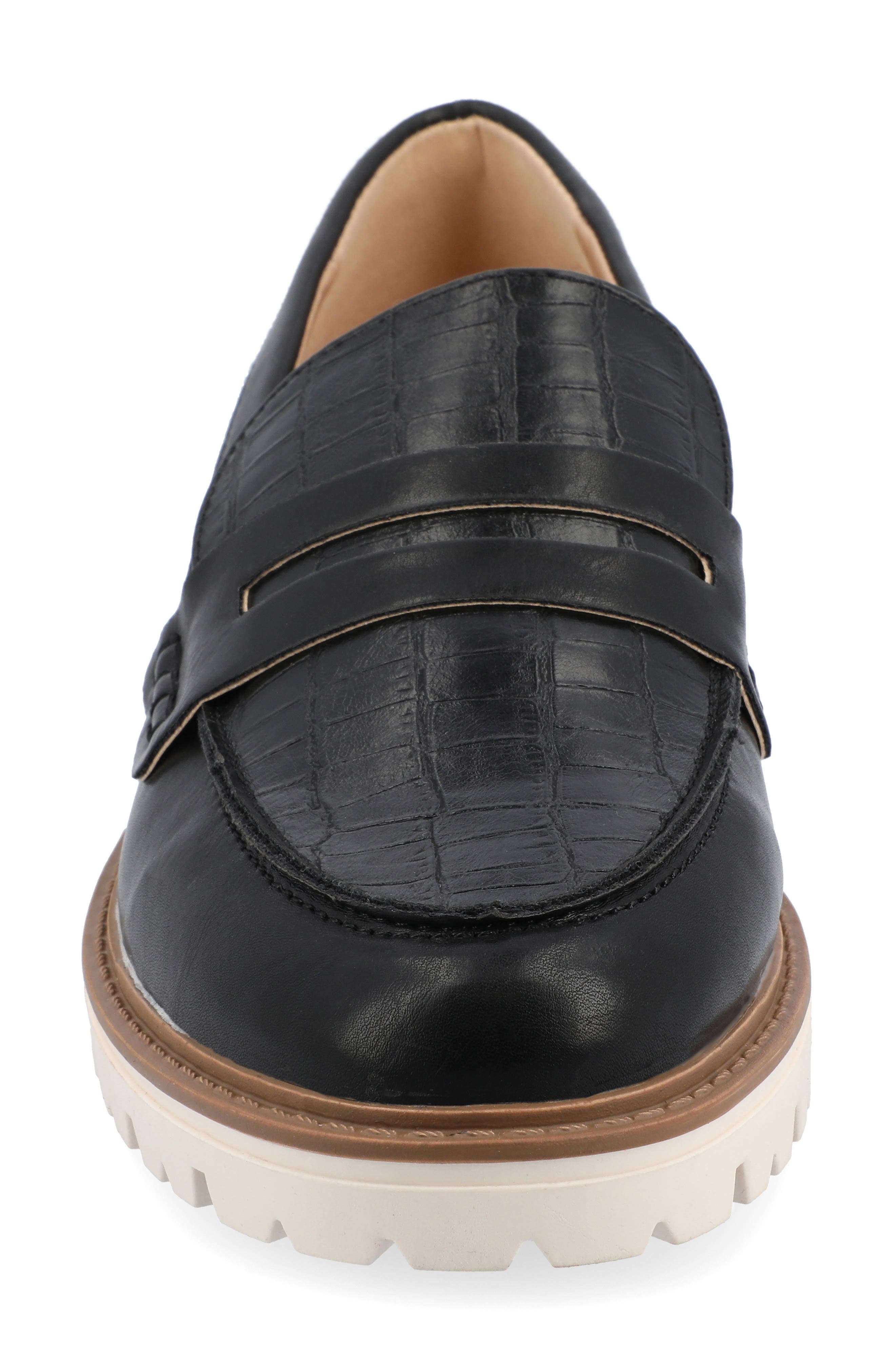 Journee Collection Kenley Penny Loafer - Narrow Width, Alternate, color, 
