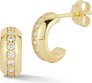 GLAZE JEWELRY Small Cubic Zirconia Hoop Earrings