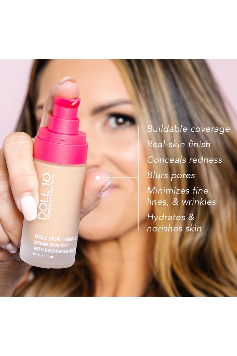 Doll Skin Genius Serum Skin Tint with Reishi Mushroom, Alternate, color, Rich