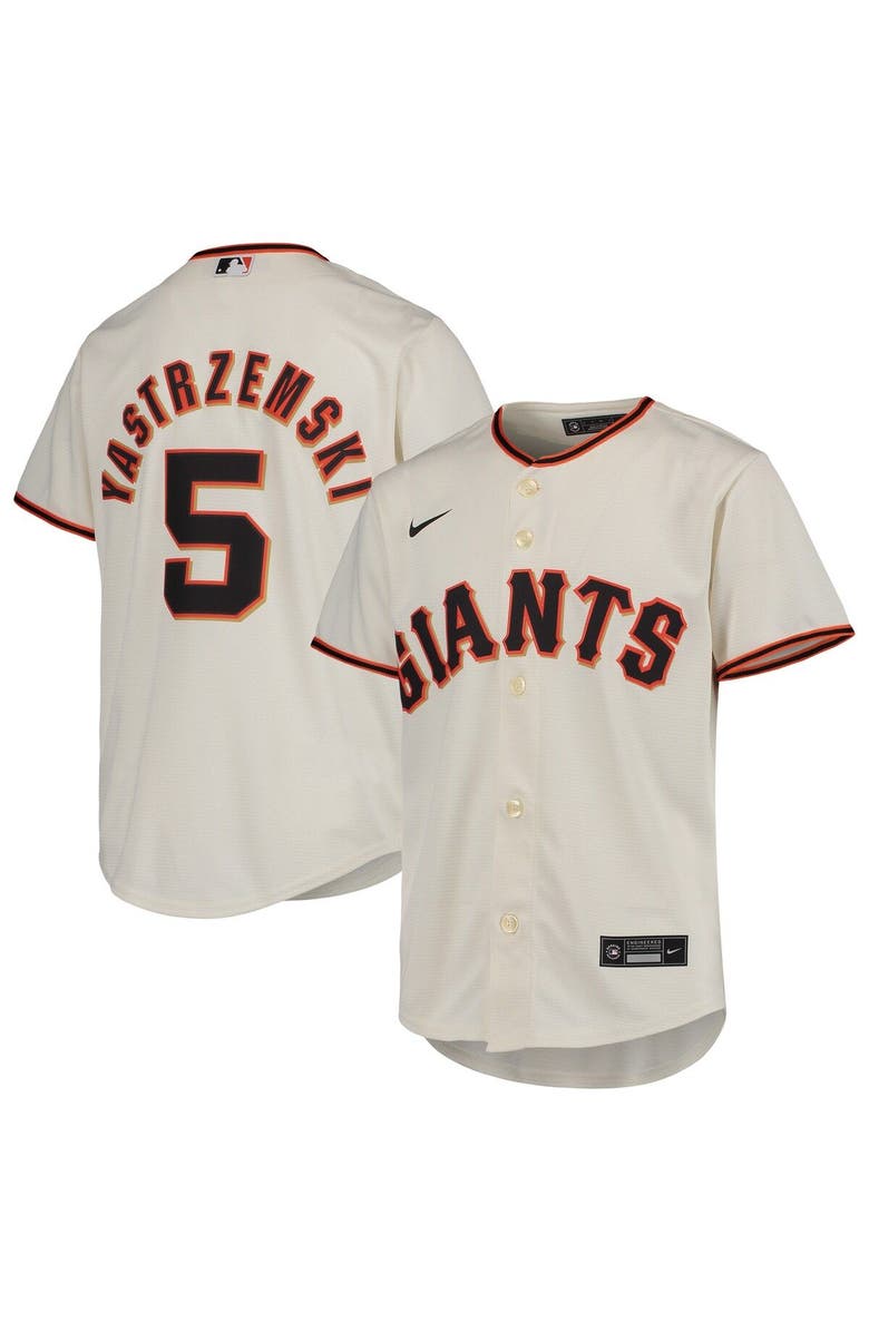 Nike Youth Nike Mike Yastrzemski Cream San Francisco Giants Alternate Replica Player Jersey, Alternate, color, 