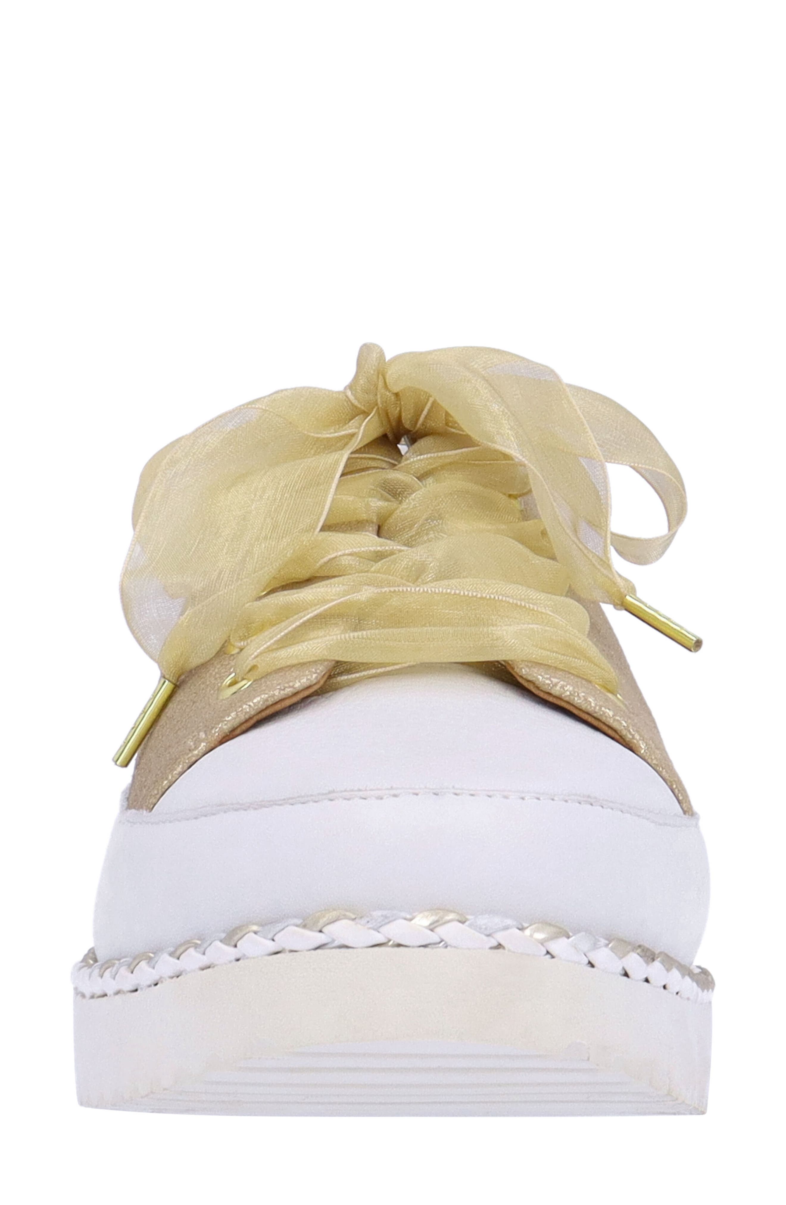 L'Amour des Pieds Zaina Platform Sneaker, Alternate, color, Gold