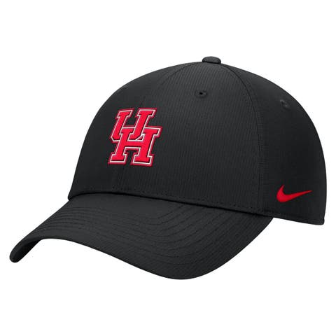 Men's Nike  Black Houston Cougars 2025 On-Field Club Performance Adjustable Hat